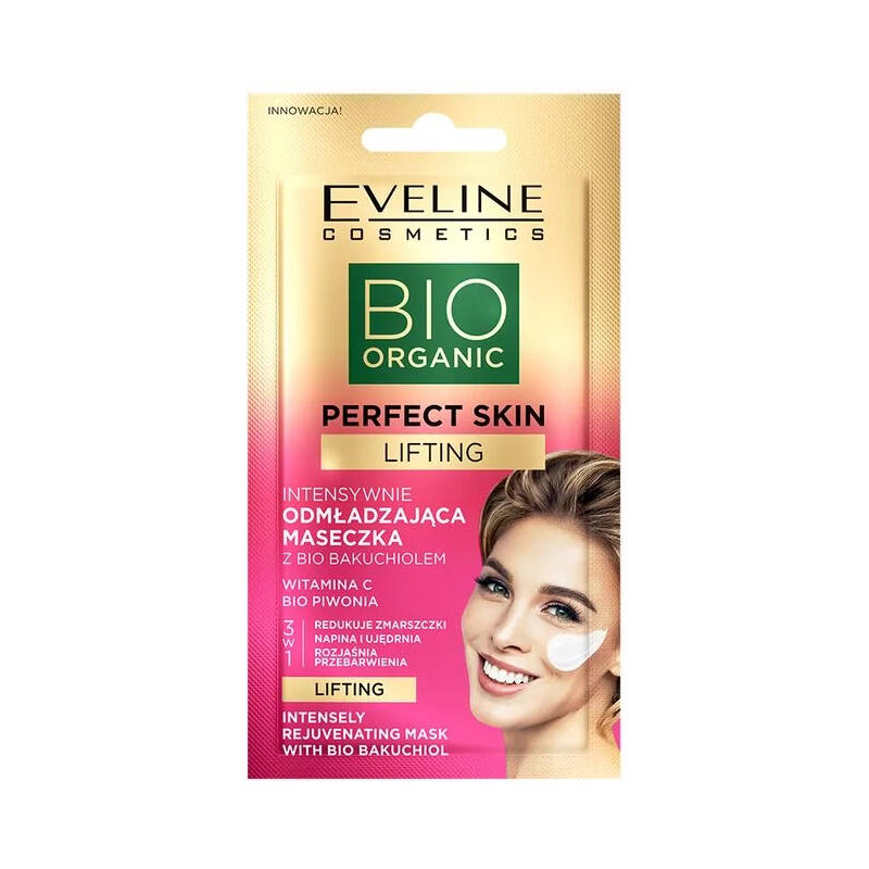 Eveline Bio Organic Perfect Skin Wygładzający i Oczyszczający Peeling Drobnoziarnisty do Twarzy 8ml