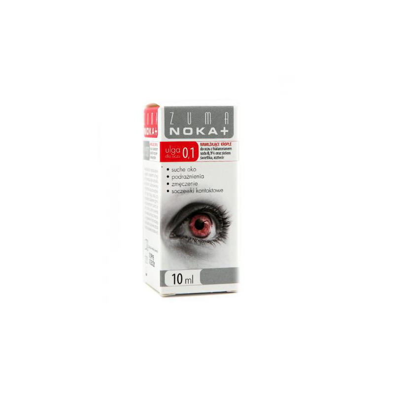 ZUMA NOKA+ Nawilżające krople do oczu 0,1% - 10 ml