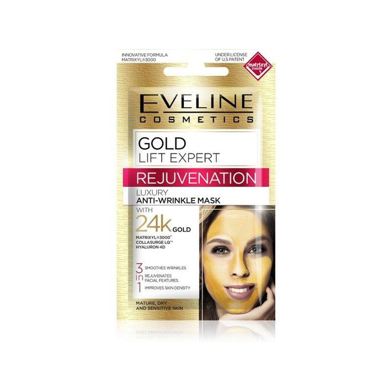 Eveline Gold Lift Expert Odmłodzenie Maseczka Przeciwzmarszczkowa 3w1 7ml