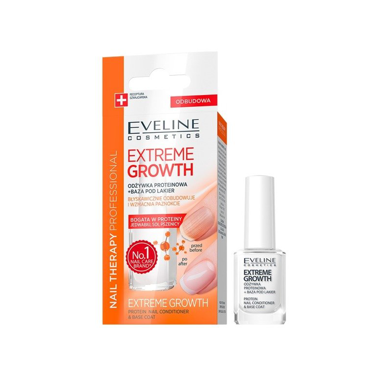 Eveline Nail Therapy Express Hard Utwardzająca Odżywka do Paznokci Rekonstrukcja Keratin 12ml