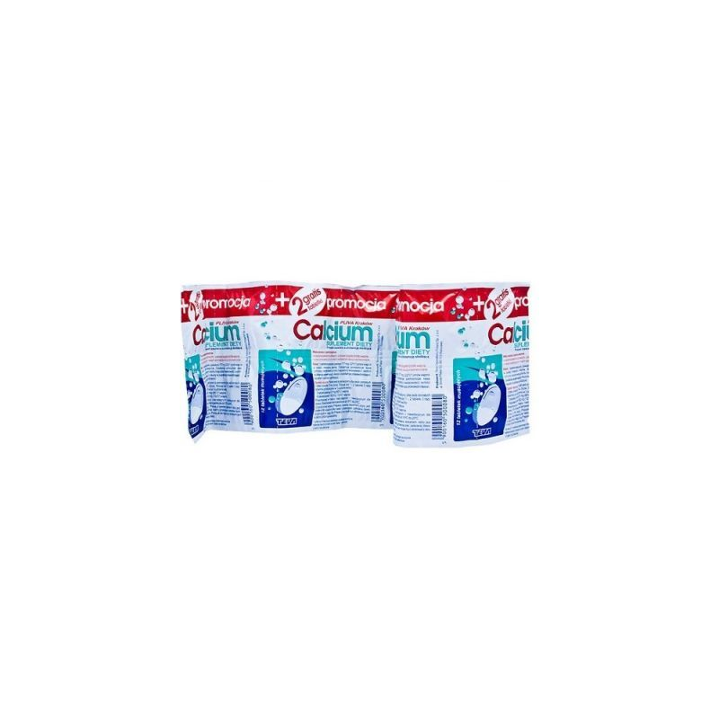 Calcium polfa łódź w folii x 12 tabl musujących
