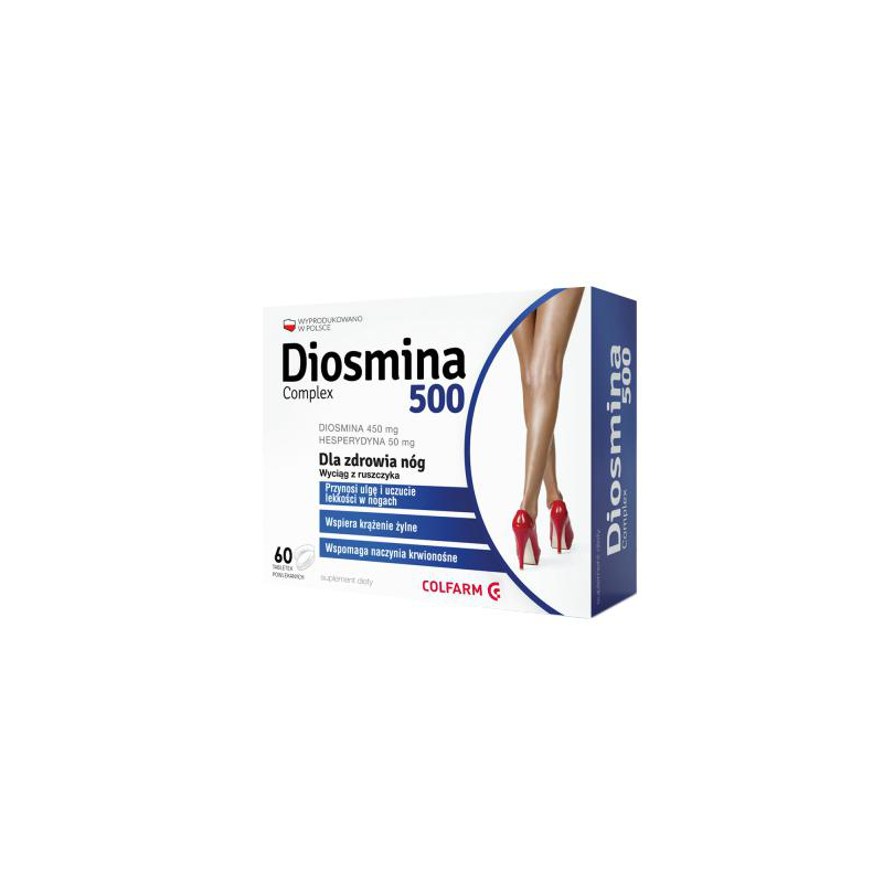 Diosmina  COLFARM 500 mg - 60 tabl