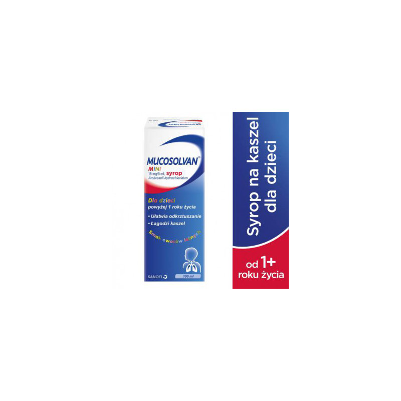 MUCOSOLVAN MINI syrop na kaszel u dziecka  - 100 ml