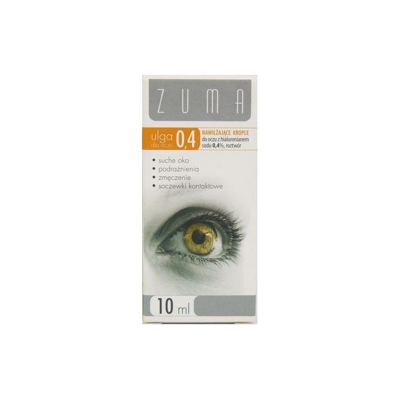 Zuma ulga krople do oczu 0,4% z hialuronianem sodu 10 ml