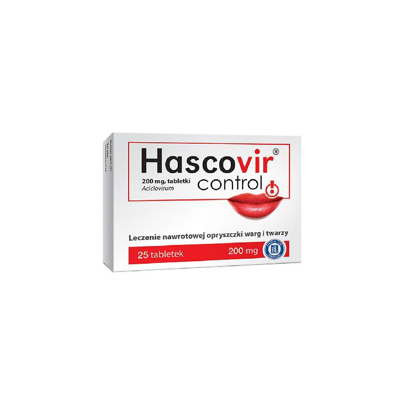 Hascovir Control, 200 mg - 25 tabl
