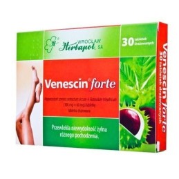 Venescin forte x 30 tabl draż