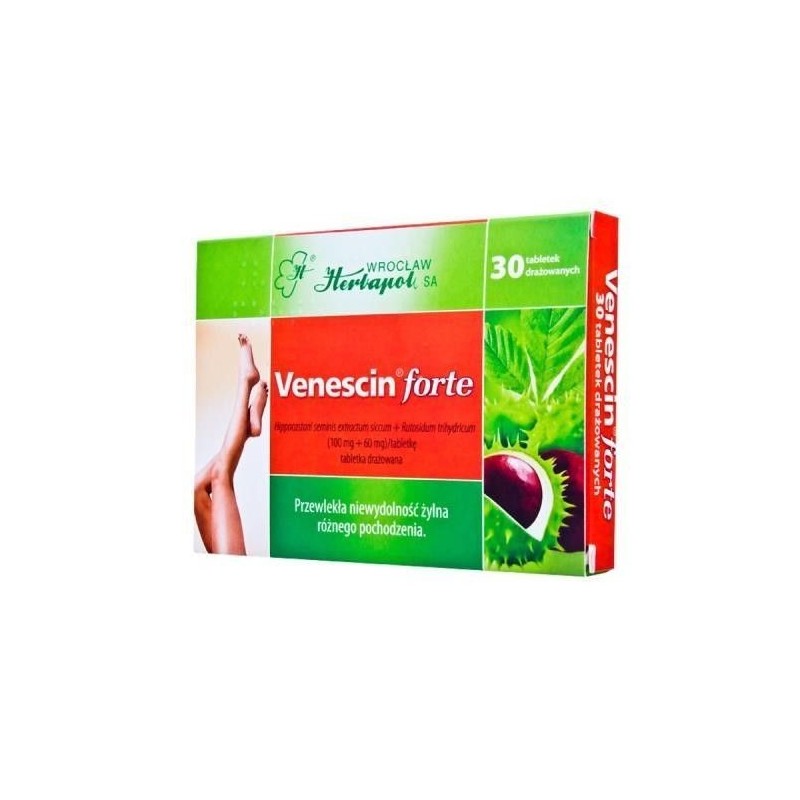 Venescin forte x 30 tabl draż