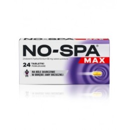 NOSPA MAX 80 mg - 24 tabletek