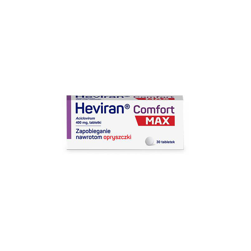 Heviran Comfort Max 400 mg - 30 tabl