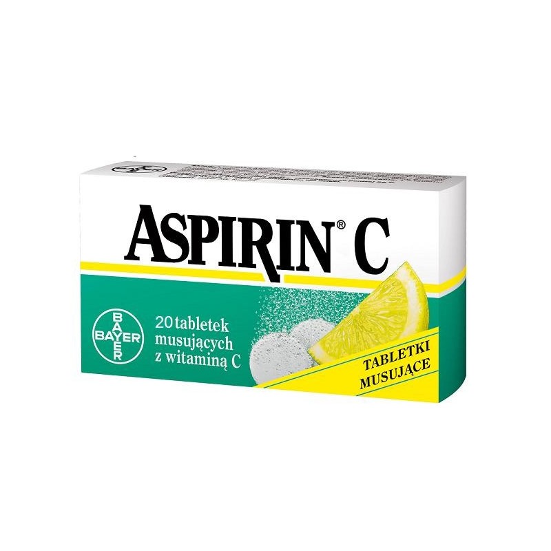 ASPIRIN C - 20 tabletek musujących