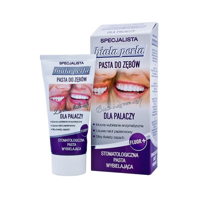 Biała perła pasta do zębów dla palaczy 75 ml