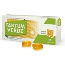TANTUM VERDE o smaku miodowo - pomarańczowym - 20 pastylek