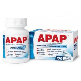 Apap 500 mg x 50 tabl powlekanych