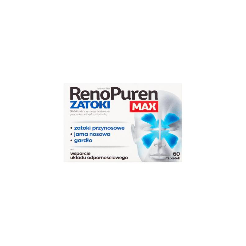 RENOPUREN Zatoki - 60 tabletek