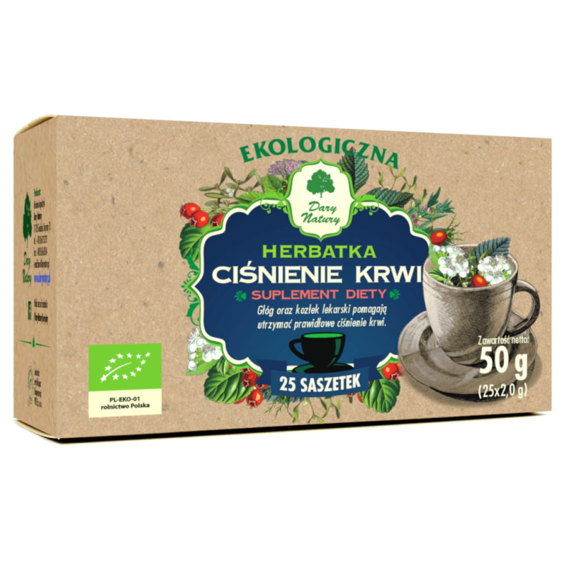 Herbata POLECANA PRZY NADCIŚNIENIU ECO