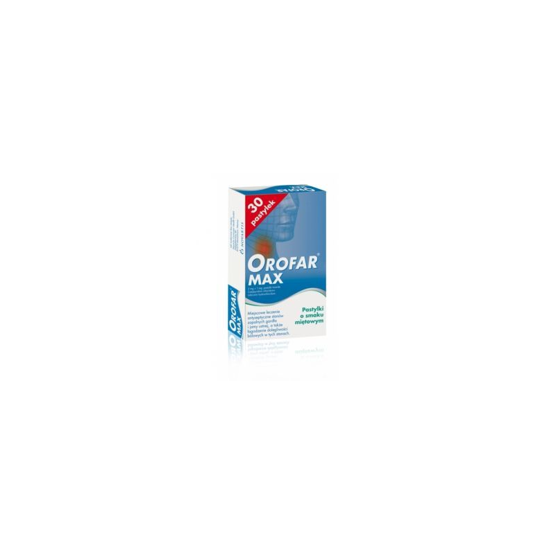 Orofar max - 30 pastylek