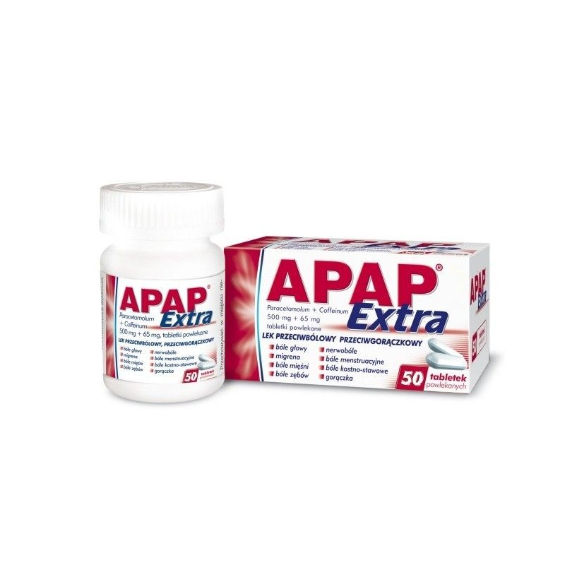 APAP EXTRA - 50 tabletek