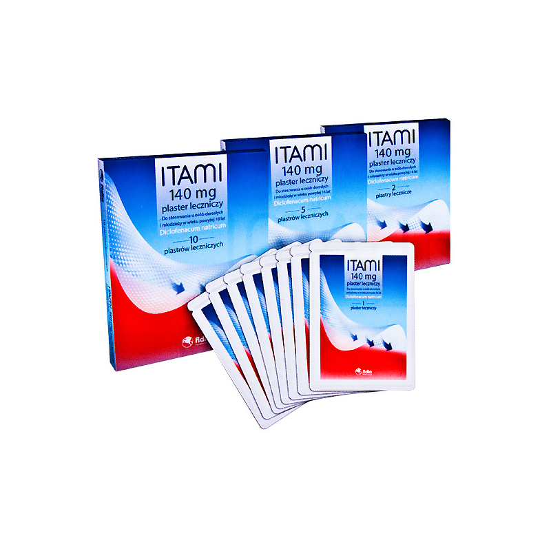 ITAMI Plaster leczniczy 140 mg - 1 sztuka
