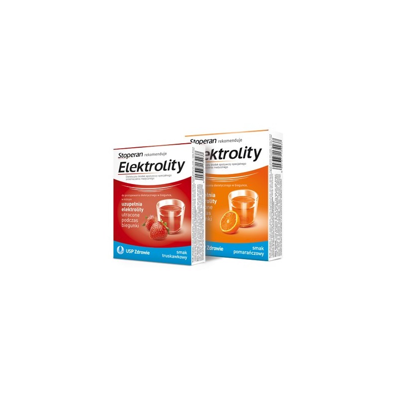 Elektrolity (Stoperan) smak truskawkowy - 5 saszetek