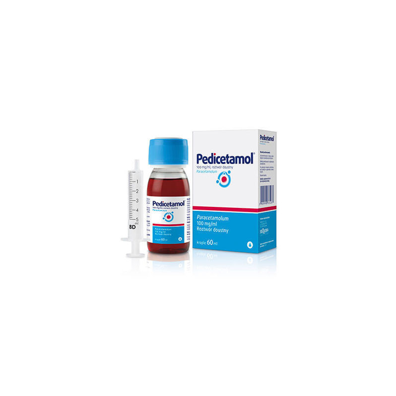 PEDICETAMOL roztwór doustny 100mg / ml - 60 ml