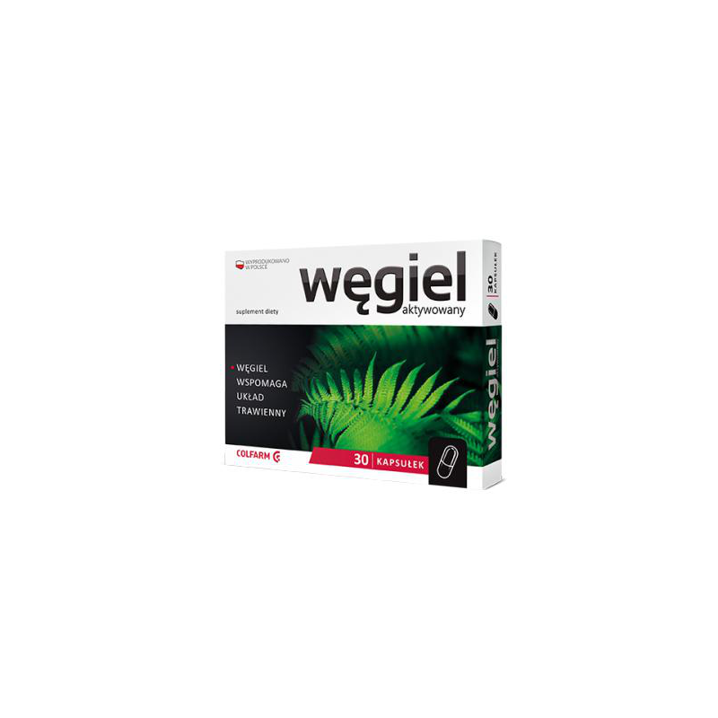 Wegiel Aktywowany 30 kapsulek