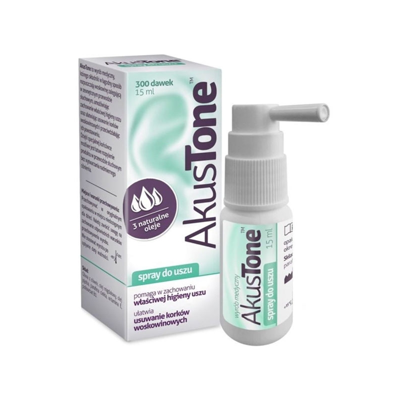 Akustone spray do uszu 15 ml