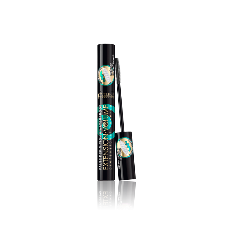 Eveline Extension Volume 4D & Waterproof Woodoodporny Tusz Do Rzęs 10ml