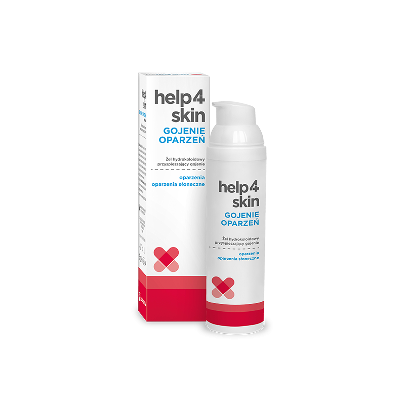 HELP4SKIN GOJENIE OPARZEN Zel hydrokoloidowy przyspieszający gojenie - 75 g