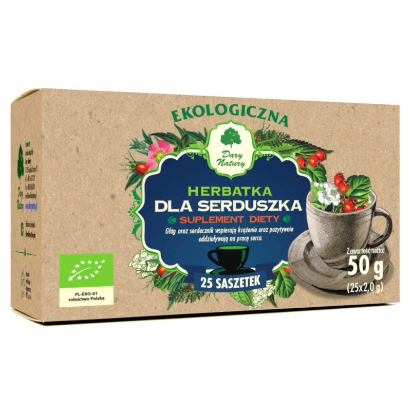 HERBATKA DLA SERDUSZKA EKO 25X2G