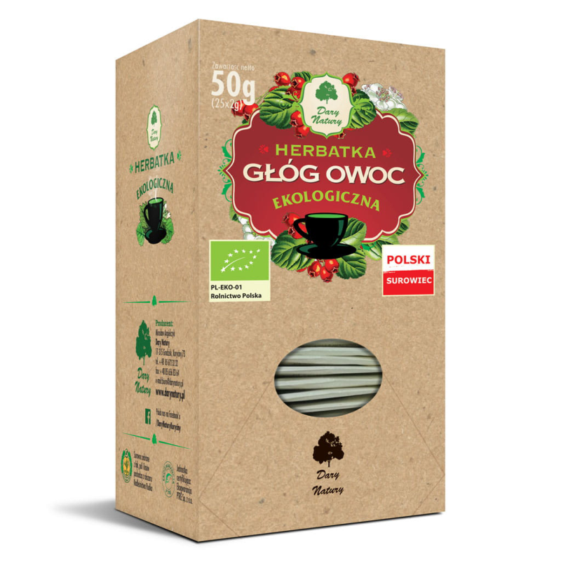 HERBATKA GLOG OWOC EKO 25X2G