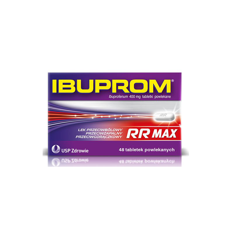 Ibuprom max 400 mg x 48 tabl drażowanych