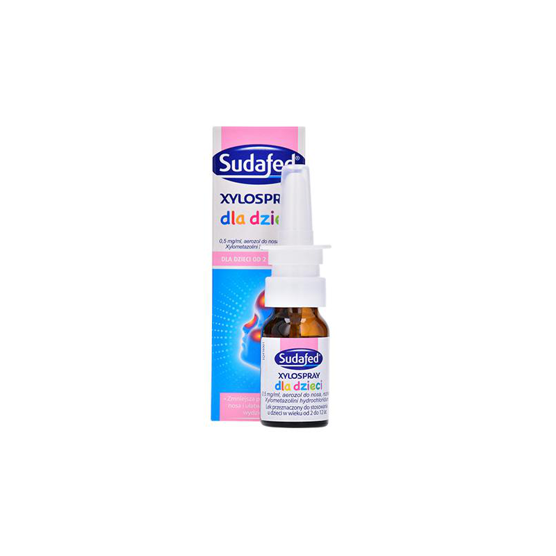 SUDAFED XYLOSPRAY DLA DZIECI Aerozol do nosa 2+ - 10 ml