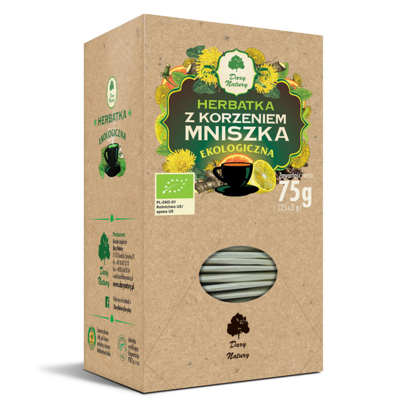 HERBATKA Z KORZENIEM MNISZKA EKO 25X3G