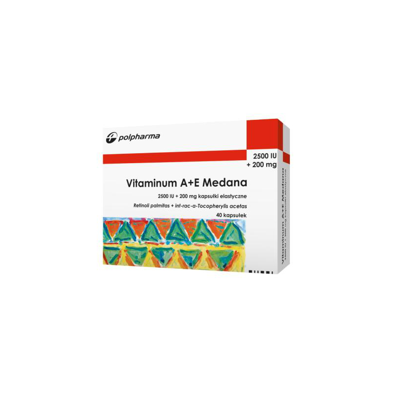 MEDANA Vitaminum A + E - 20 kaps