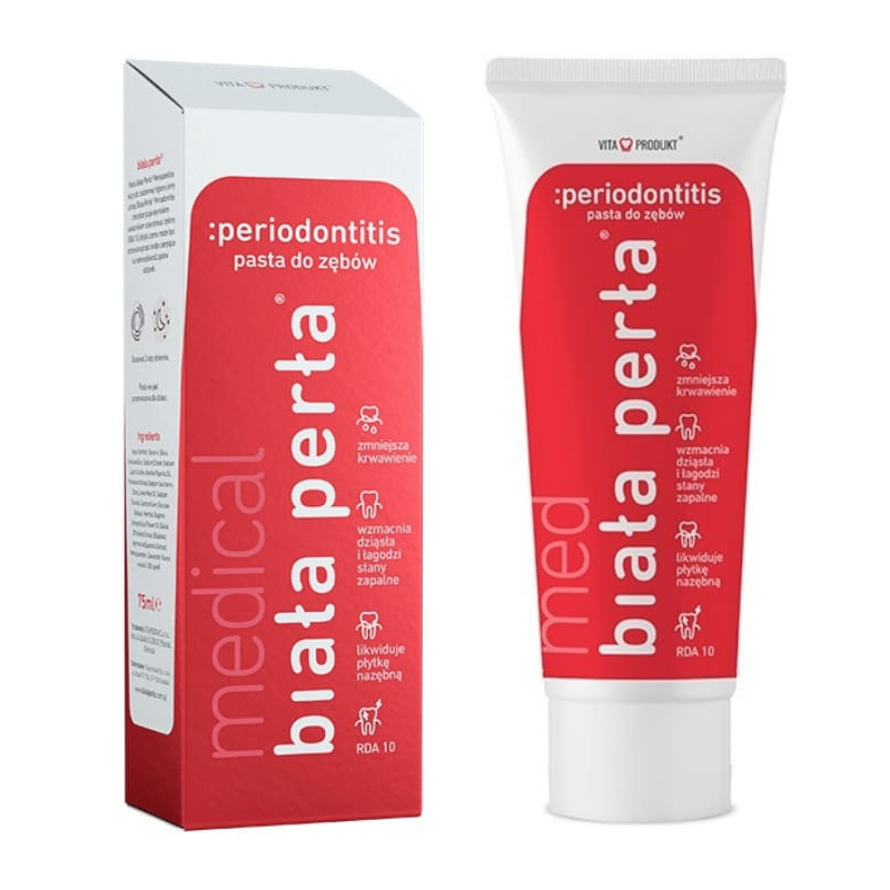 Biala perla plus krystaliczna biel pasta 75 ml