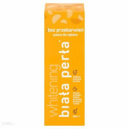 Biała Perła Whitening Wybielająca pasta do zębów bez przebarwień Kurkuma + Q10 - 75 ml