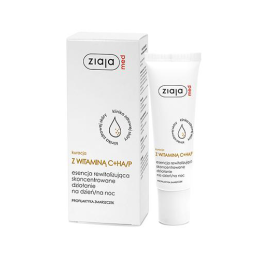 ZIAJA MED Kuracja dermatologiczna z wit C + HA P - Esencja rewitalizująca na dzień, na noc - 30 ml